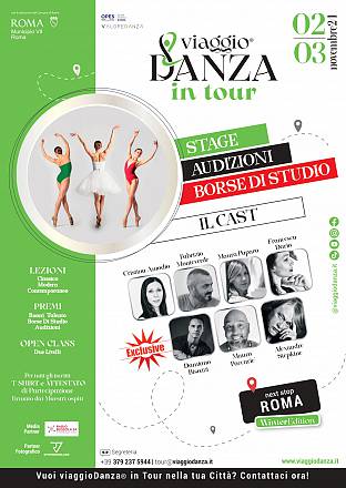 Viaggiodanza® in tour: il grande evento di danza atteso in tutta italia fa tappa a roma il 2 e 3 novembre!